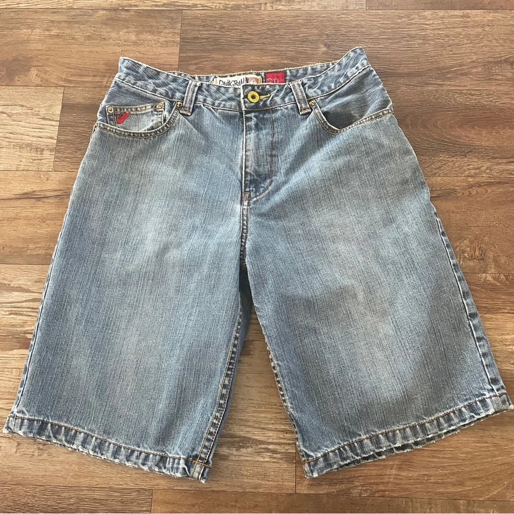 Quiksilver relaxed fit jean shorts 31